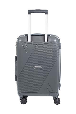 Set de 3 valises - PP - Verrou TSA - Blanc et gris