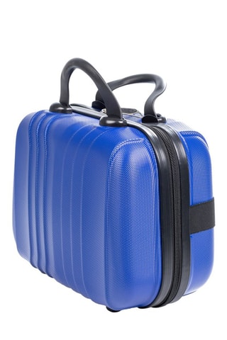 Beautycase - Zwart en blauw