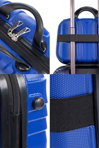 Beautycase - Zwart en blauw