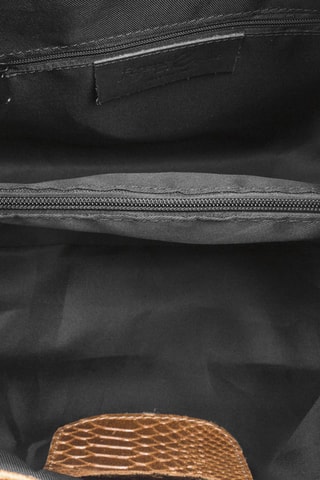 Mala shopper em couro Camel - Castanho