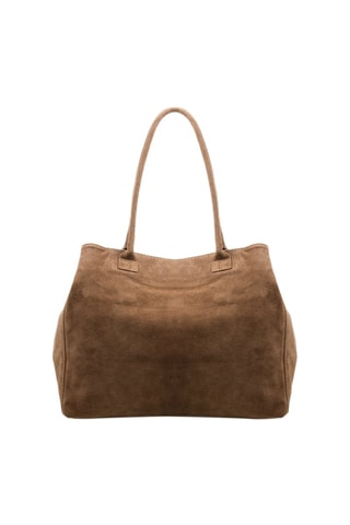 Mala cabaz de nobuck Castanho - Castanho