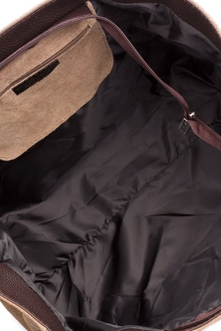 Mala cabaz de nobuck Castanho - Castanho