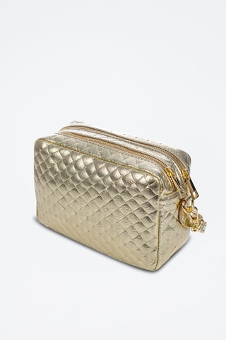 Nubuck Schoudertas Degna - Goudkleurig