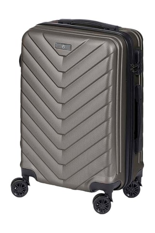 Handbagagetrolley (S) - Zwart, zilverkleurig en grijs