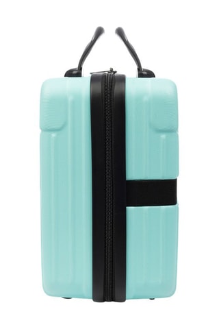 Beautycase - Zwart en groen