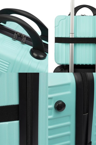 Beautycase - Zwart en groen