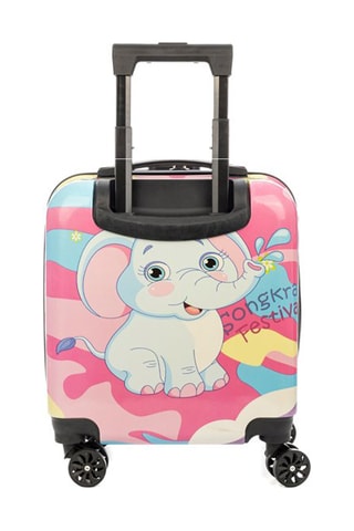 Mala criança Eléphant - Rosa - Branco, amarelo e rosa