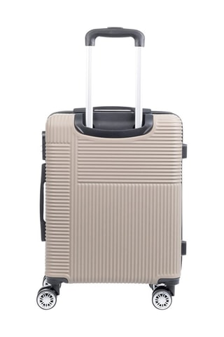 Set de 3 valises - ABS  foncé - Noir et marron