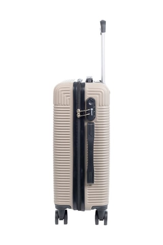 Set de 3 valises - ABS  foncé - Noir et marron