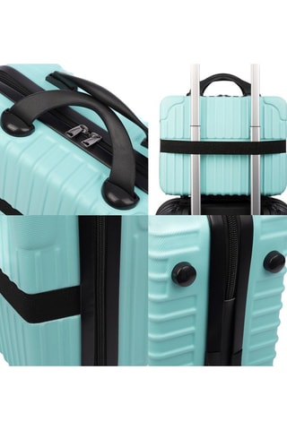 Beautycase - Zwart en groen