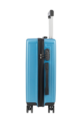 Mala média - Azul-celeste - 65 cm - Preto e azul