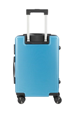 Mala média - Azul-celeste - 55 cm - Preto e azul