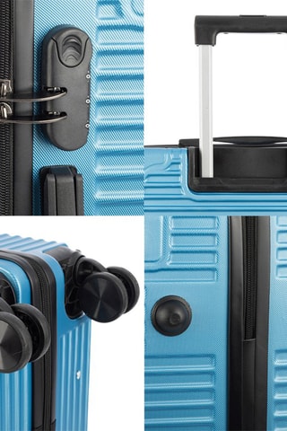 Weekendtrolley - Zwart en blauw