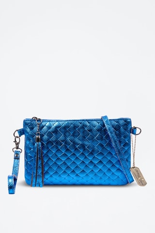 Nubuck Schoudertas Oleggio - Blauw