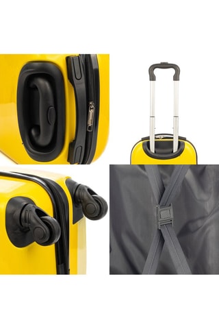 Mala de viagem de criança - Amarelo - 