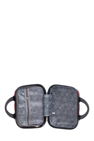 Beautycase - Zwart en rood