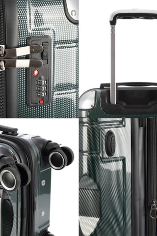 Handbagagetrolley - Wit, zwart en groen