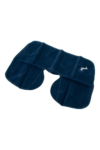 Coussin de voyage - Microfibre - Bleu