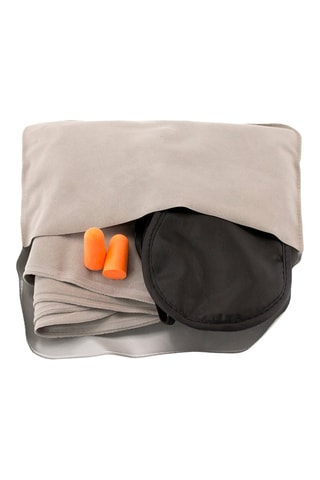 Ensemble de voyage - Polyester - 3 pièces - Noir, orange et gris