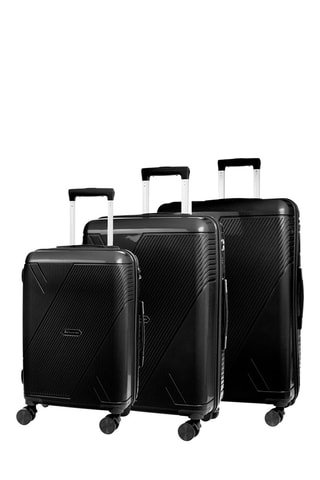 Set de 3 valises (XS/M/L) - PP - Noir