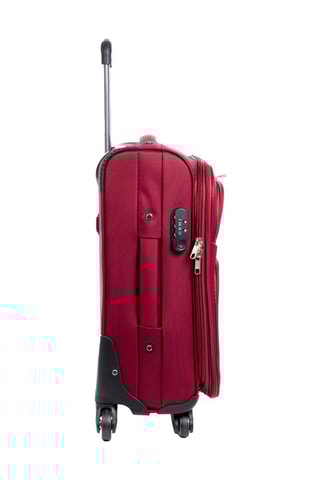 Set de 3 valises (S/M/L) - Nylon - Rouge