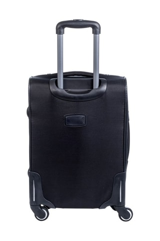 Set de 3 valises - Nylon - Argenté et noir