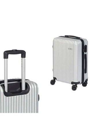 Set de 3 valises (S/M/L) - ABS - Noir et gris