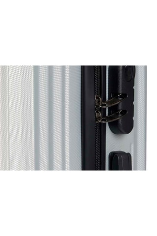 Set de 3 valises (S/M/L) - ABS - Noir et gris