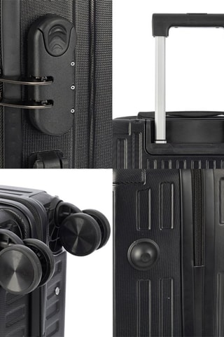 Mala média - Preto - 77 cm - 