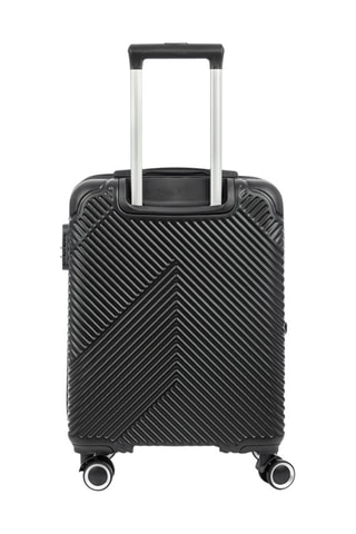 Set de 3 valises(S/M/L)  - 55/67/77 cm - Noir et argenté