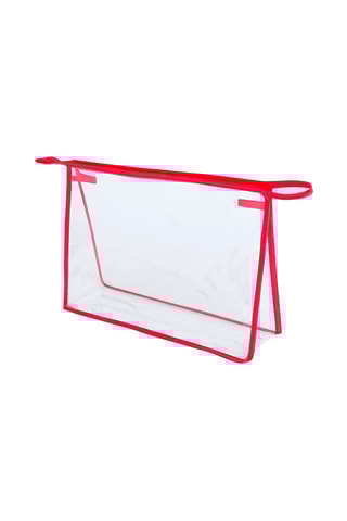 Bolsa de higiene de viagem - Branco - Branco e vermelho