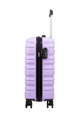 Set de 3 valises (S/L/M) - 56/65/75 cm - Violet