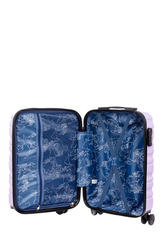 Set de 3 valises (S/L/M) - 56/65/75 cm - Violet