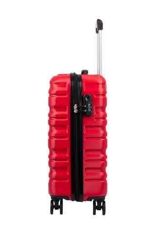 Set de 3 valises (S/M/L) - 56/65/76 cm - Rouge