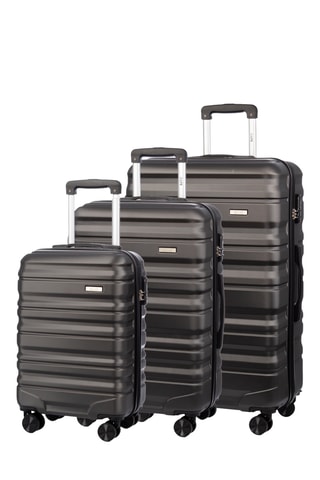 Set de 3 valises (S/M/L) - 56/65/75 cm - Gris