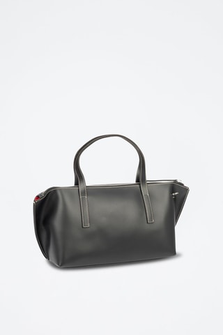 Mala shopper de couro Badalucco - Preto - Preto