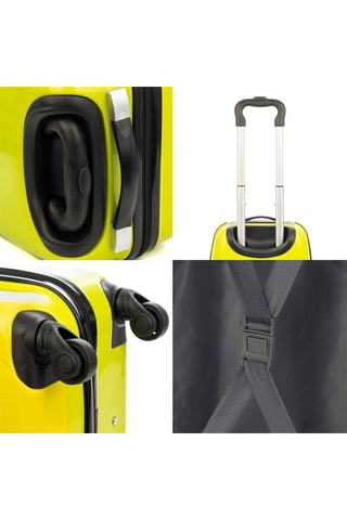 Mala de viagem de criança - Amarelo - Verde