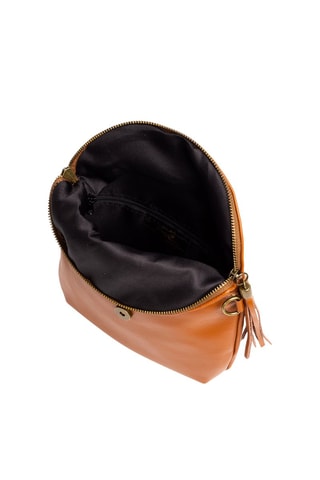 Leren Schoudertas - Bruin