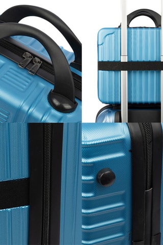 Beautycase - Zwart en blauw