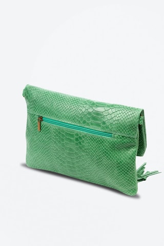 Leren Schoudertas Alzano - Groen