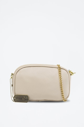Sac bandoulière Asola en cuir - Beige