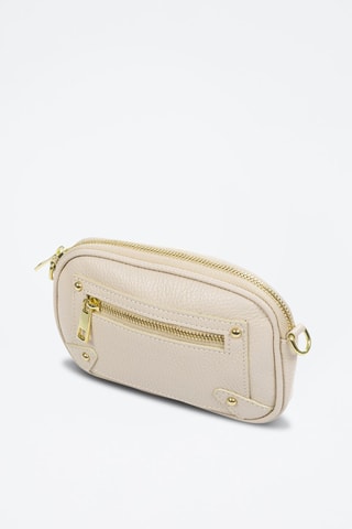 Sac bandoulière Asola en cuir - Beige