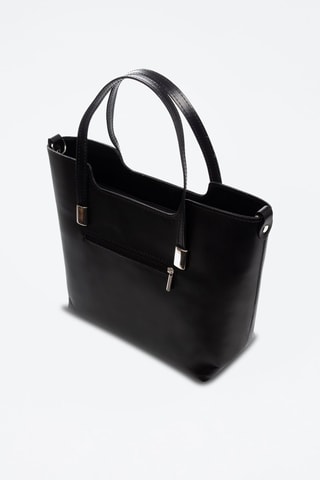 Mala shopper em couro Filippa Preto - Preto