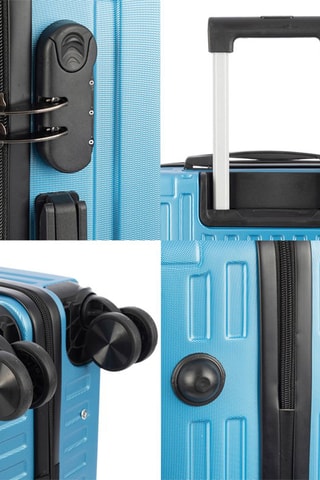 Handbagagetrolley - Zwart en blauw