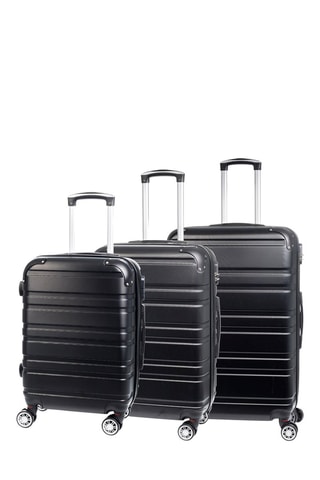 Set de 3 valises - ABS - Noir