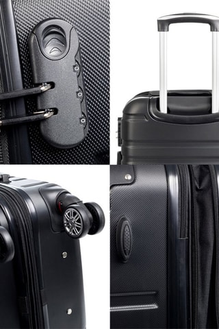 Set de 3 valises - ABS - Noir