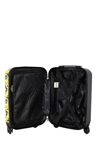 Mala de cabine (S) Pikachu Pokémon - Amarelo - ABS - Policarbonato - Preto, vermelho, amarelo e rosa