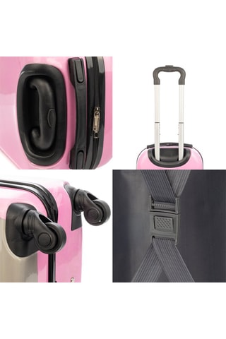 Mala de criança Chat - Rosa-maquilhagem - Bege, azul e rosa