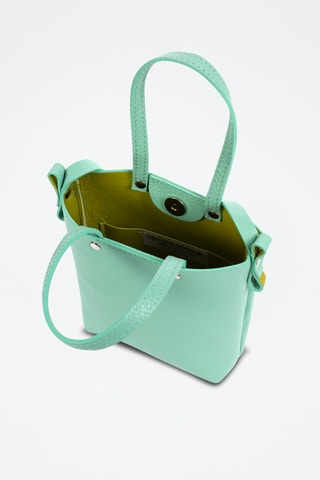 Leren Schoudertas Italia - Groen