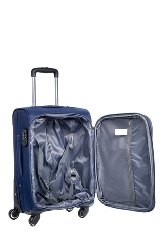 Set de 3 valises (S/M/L) - Nylon - Bleu